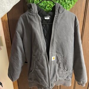 Carhartt Canvas insulated hooded active jacket